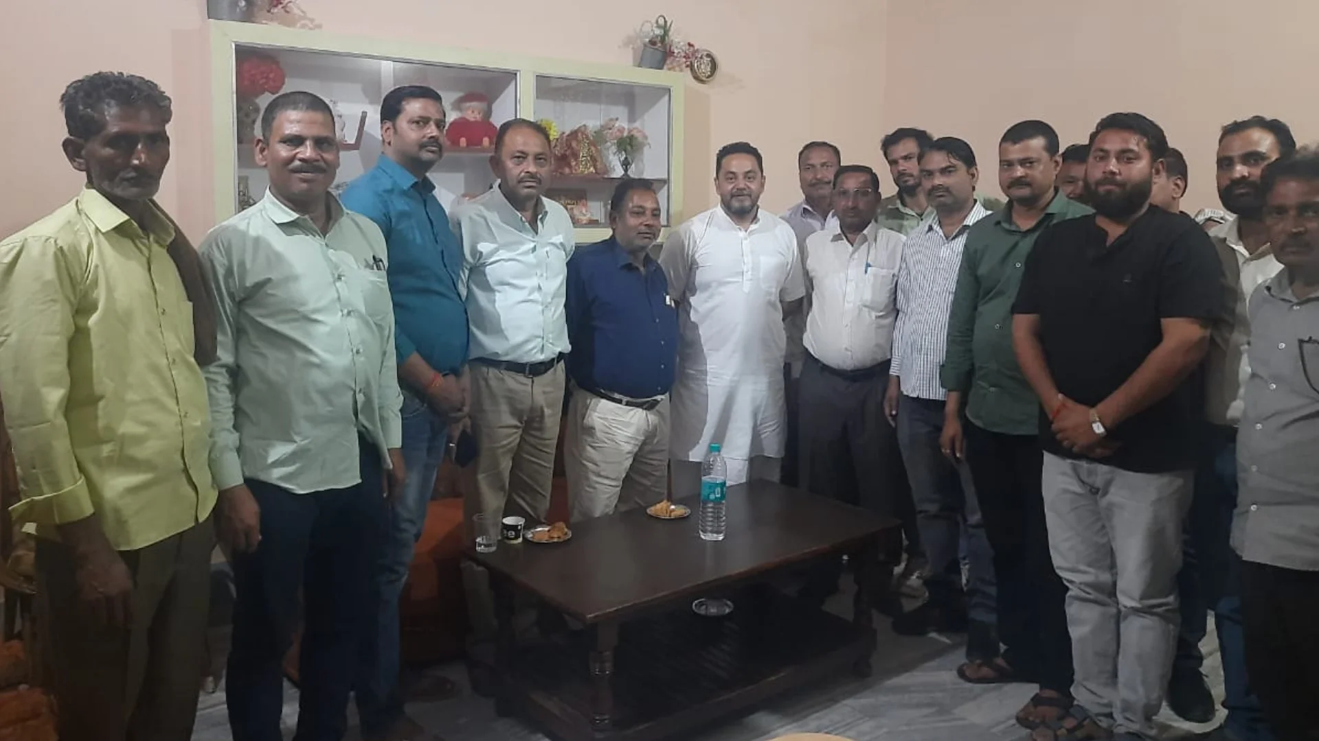 Strategy meeting with party workers